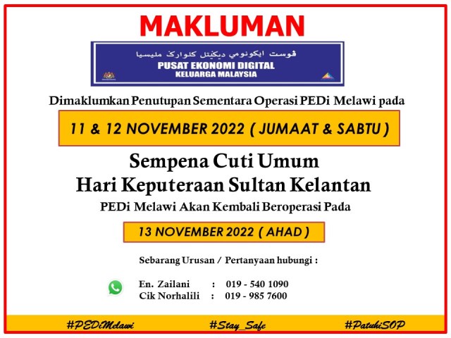 Notis hari keputeraan sultan kelantan 2022