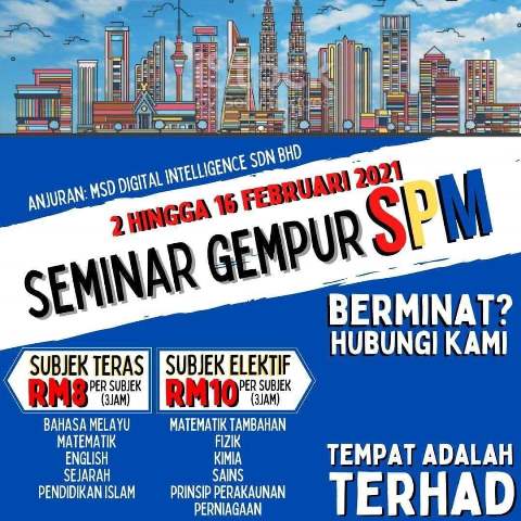 poster gempur SPM